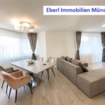 Wohn- und Essbereich der 2,5-Zimmer-Wohnung in München – Bild mit KI optimiert